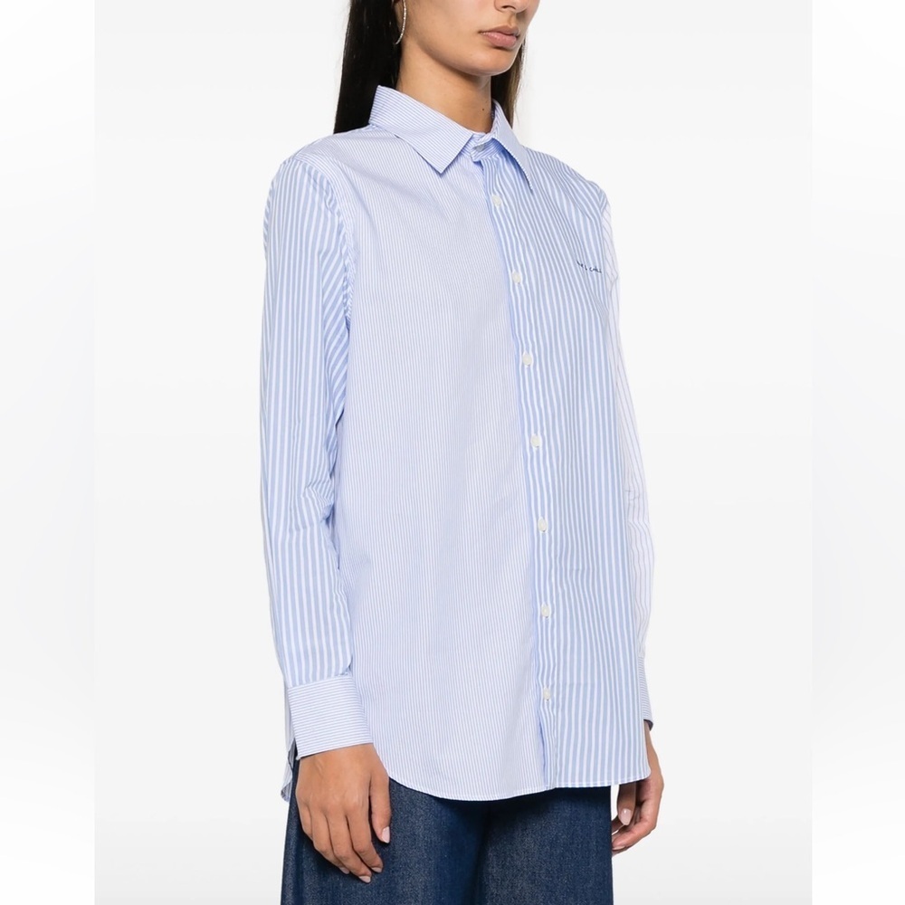 Maison Labiche Blue Breteuil Amour Shirt Size Medium